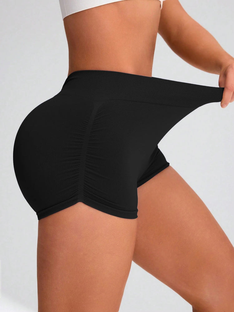 Workout Shorts for Women Seamless Scrunch Short Gym Yoga Running Sport Active Exercise Fitness Shorts Khamik Shop Online