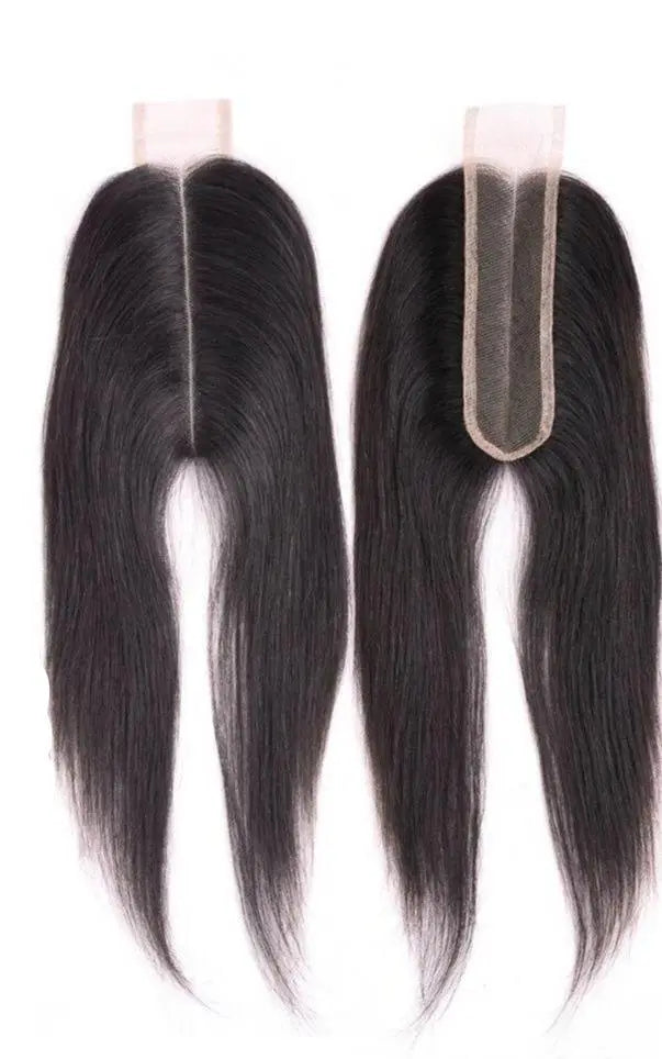 BeuMax 10A Grade 3/4 Straight Hair Bundles with 2x6 Closure Brazilian Cerise Alfie