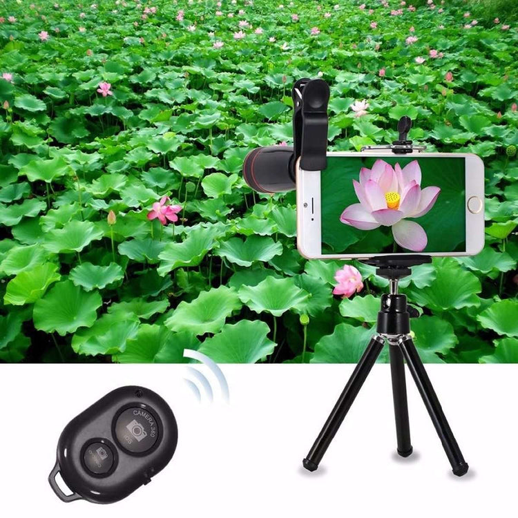 11 in 1 Smartphone Camera Lens Kit – Tech Accessories | Bluetooth Salmon Lucky