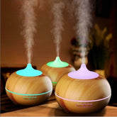 Mistyrious Essential Oil Humidifier Natural Oak Design With Easy Salmon Lucky