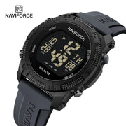 Brand Original Men Fashion Watch Water Resistant Personality Wristwatches Luxury Silicone Strap Electronic Clock 2024