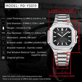 PAGANI DESIGN Fashion Square Business Quartz Men&