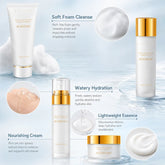 7PCS Retinol Multi-Peptide Skincare Set Hydrating Face Care Routine Gift Box Toner Cleanser Essence Cream Mask for Smooth Glow Khamik Shop Online