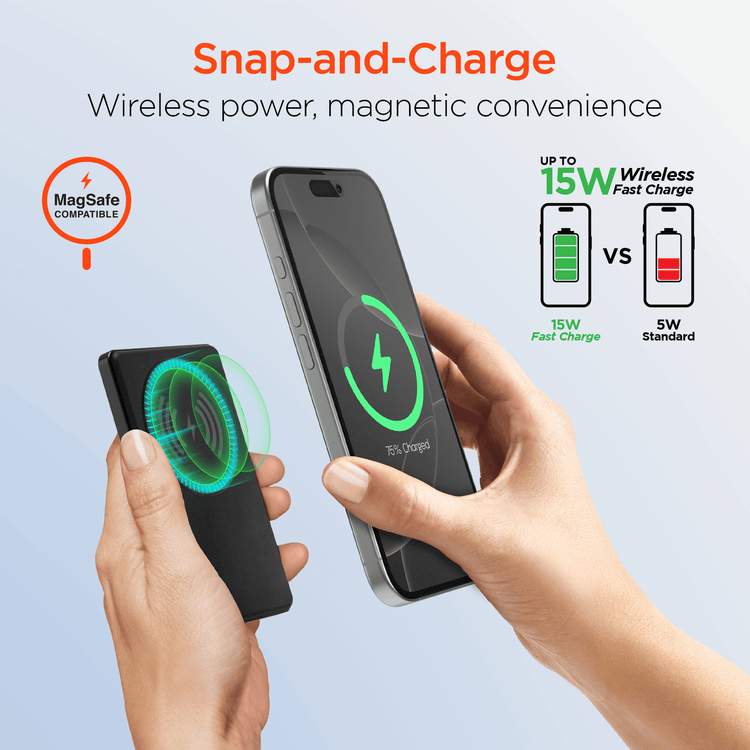 HyperGear PowerPack MAG Slim Power Bank Sky Iapetus