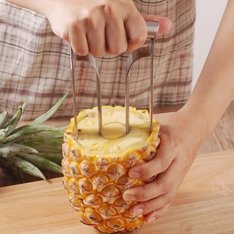 Pineapple Peeler Pineapple Corer Slicer Stainless Steel Fruit Cutter Easy Slicer Peeler Kitchen Gadget Cooking Tools Khamik Shop Online