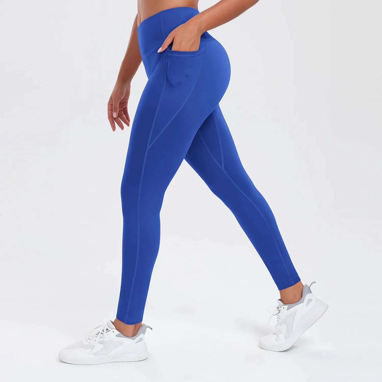 Women Yoga Pants with Pockets Butt Lifting Tummy Control Sports Leggings High Waist Fitness Tights Gym Clothing Sportswer Khamik Shop Online