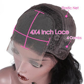Beumax 4x4 Deep Wave 5x5 Lace Closure wig 6x6 Human Hair Wigs Cerise Alfie