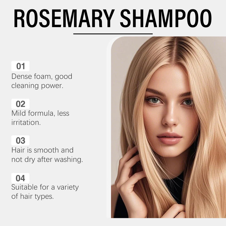 Rosemary Shampoo Set - Gentle and skin-friendly, cleanses scalp and roots, smooths ends, and leaves hair voluminous and silky Khamik Shop Online