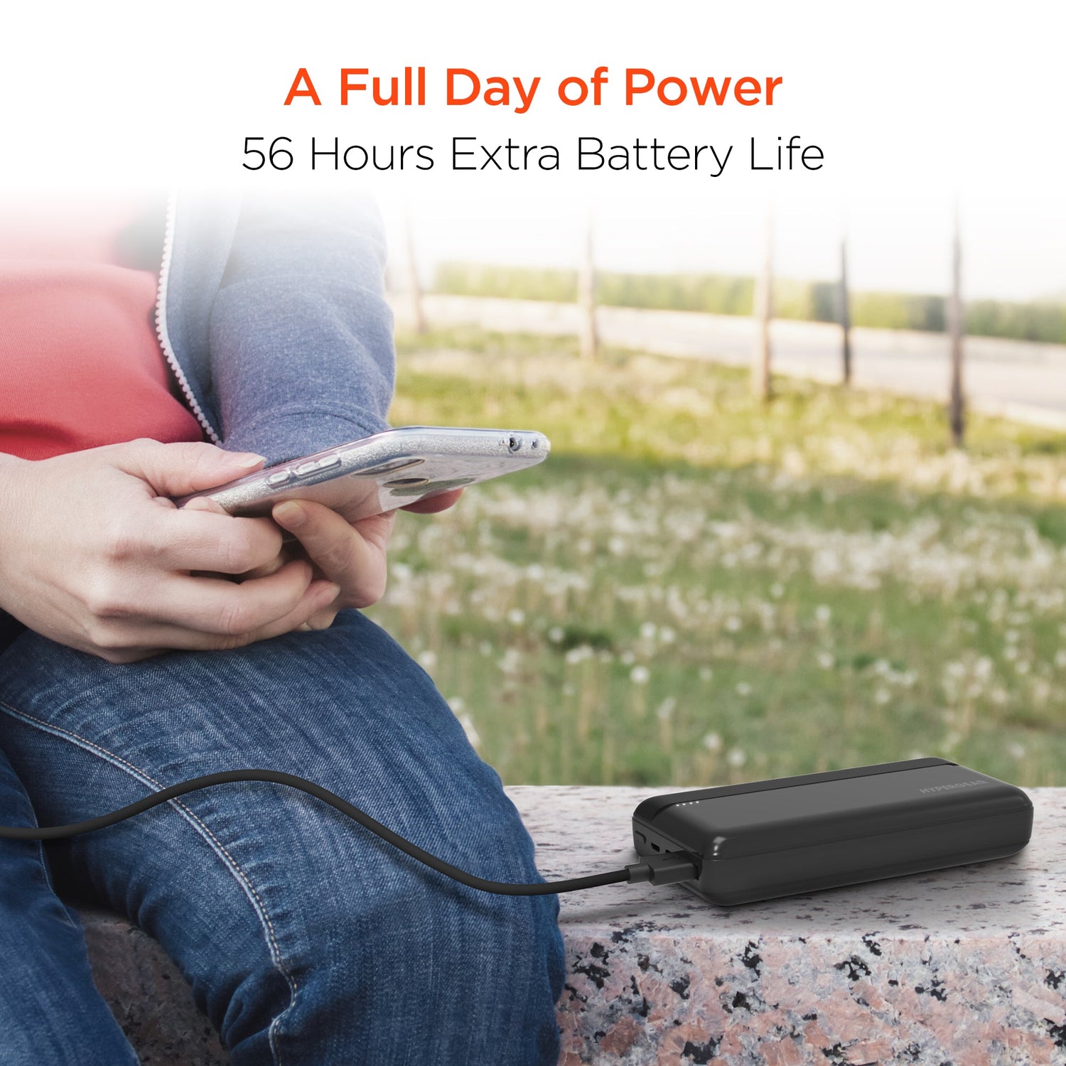 HyperGear 20000mAh 20W PD + USB Power Bank Sky Iapetus