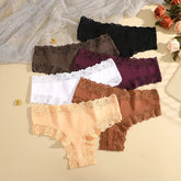 FINETOO 1Pc Sexy Cotton Brazilian Underwear Sexy Lace Panties for Women Female Low Waist Floral Lingerie Briefs Ladies Intimates Khamik Shop Online