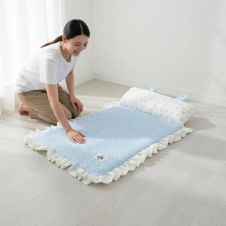 Dog Cooling Mat Cute Ear Pillow Feline Cooling Mat Summer Pet Cushion Soft Breathable for Small Dogs, Hot Weather Khamik Shop Online