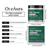 OceAura Tea Trees Lavender Body Scrub Gentle Skin Deep Cleansing Exfoliating Soothing Moisturizing Detoxifying Body Care Scrub  Khamik Shop Online