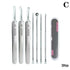 7/8Pcs Blackhead Remover Kit Professional Blackhead  Needle Skin Care Tools Stainless Steel Pimple Extraction Tools Khamik Shop Online
