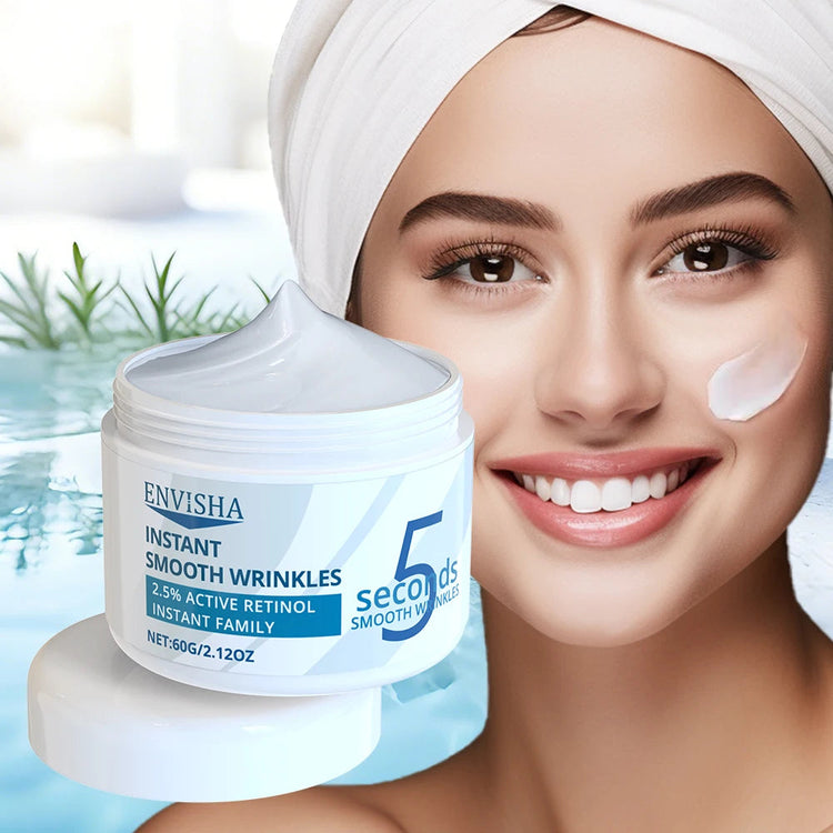 ENVISHA 5 Seconds Retinol Anti-Wrinkle Cream Instant Line Fade Firming Face Fine Skin Smoothing Moisturizing Care Lifting Beauty Khamik Shop Online