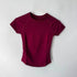 Women Seamless Yoga Shirt Short Sleeve Gym Top Workout Running Tee Fitness Activewear Breathable Athletic Sports Clothing Vest Khamik Shop Online