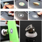 Magnetic Car Cell Phone Holder Mount Dash 360 Rotating For iPhone GPS Silver Millie
