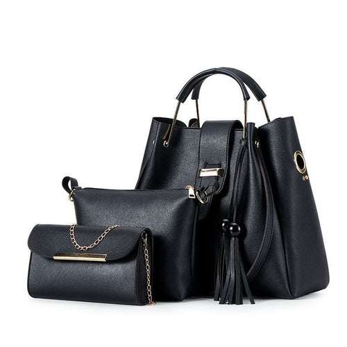 Three-Piece Fashion Casual Messenger Bag For Women Maroon Asteria