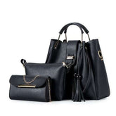 Three-Piece Fashion Casual Messenger Bag For Women Maroon Asteria