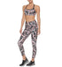 DKNY Sport Womens Marble Print Sports Bra Amber Chrysippus