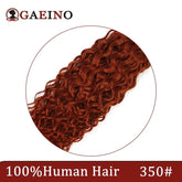Water Wave Human Hair Weft Extension Dirty Blonde Curly Hair Sew In Weft Hair Extensions Double Weft Remy Hair Wet And Wavy 100G Khamik Shop Online