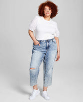 Now This Trendy Plus Size Mom Jeans Amber Chrysippus