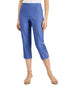 JM Collection Petite Denim Wash Capri Pants Amber Chrysippus