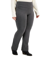 Plus Size High Rise Pull-On Bootcut Leggings Amber Chrysippus