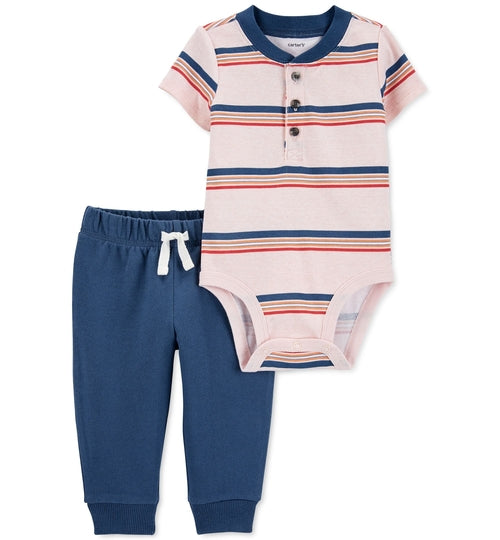 Carters Baby Boys 2 Piece Bodysuit Pants Set Amber Chrysippus