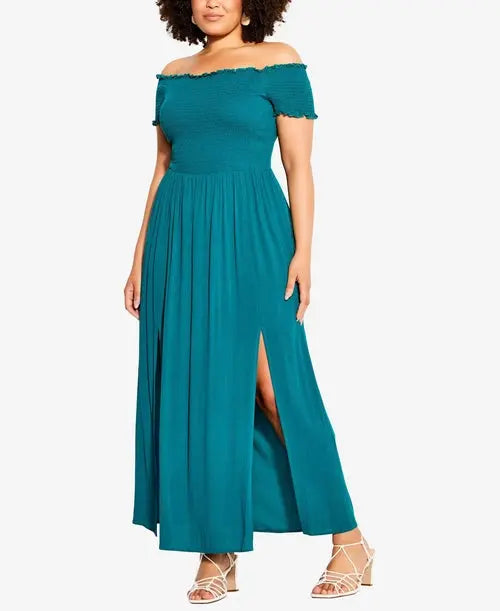 City Chic Trendy Plus Size Summer Passion Maxi Dress Amber Chrysippus