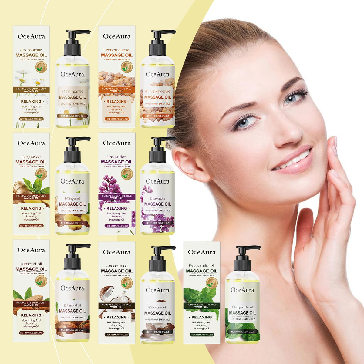 Hydrating Coconut Oil Deep Nourishing Smooth Skin Improve Dry Rough Mood Relax Body Oil Frankincense Essential Oil for Massage