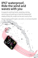 Advanced Smartwatch With Three Bands And Wellness + Activity Tracker Salmon Lucky