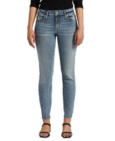 Silver Jeans Co. Womens Elyse Curvy Fit Skinny Jeans Amber Chrysippus