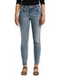 Silver Jeans Co. Womens Elyse Curvy Fit Skinny Jeans Amber Chrysippus
