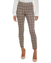 Tommy Hilfiger Pull On Skinny Leg Plaid Pant Amber Chrysippus