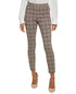 Tommy Hilfiger Pull On Skinny Leg Plaid Pant Amber Chrysippus