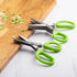 1 piece Multi-functional Stainless Steel 3/5 Layer Kitchen Scissors, Pepper Shredded Chopped Scallion Cutter Cut Cooking Tool Khamik Shop Online