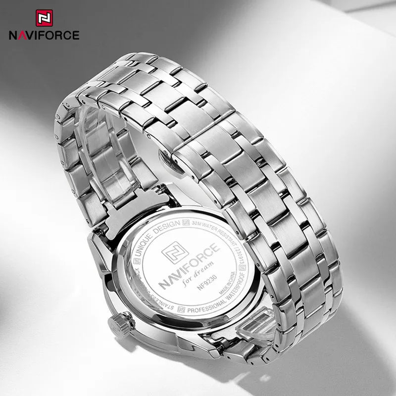 Luxury Men'S Calendar Watches Waterproof Fashion Business Stainless Steel Strap Quartz Wristwatches Relogio Masculino