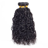 10A Grade 3/4 Water Wave Human Hair bundles with  4x4 Closures & 13x4 Cerise Alfie