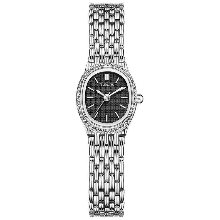 LIGE Fashion Luxury Quartz Woman Watch Elegant Classic Simple Dial Waterproof Stainless Ladies Watches for Women Reloj Mujer+Box Khamik Shop Online