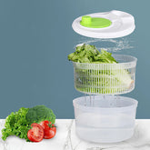 Hot Sale Vegetable Dehydrator Salad Manual Spin Dryer Kitchen Sink Fruit Drainage Lettuce Washer Strainer Bowl Gadget Tool Khamik Shop Online