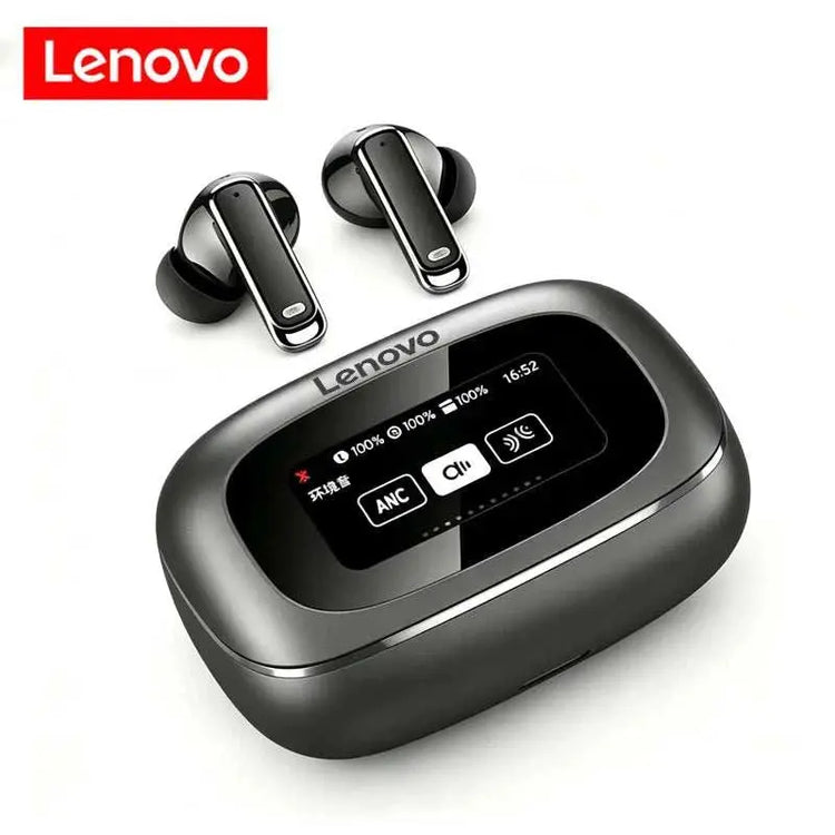 Lenovo TOUR PRO6 Touch Multi Functional Screen Long-lasting Battery Life TWS Wireless ANC Noise Cancelling Enc Heavy Bass Earbud Khamik Shop Online
