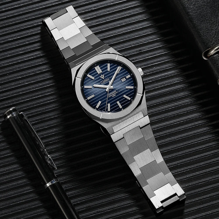 CADISEN 2026 Diver Watch Sapphire MIYOTA 8215 German Designer Men Automatic Mechanical Watches 10Bar Waterproof Gift With Box Khamik Shop Online