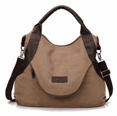 High Quality Vintage Canvas Messenger Bag For Women Maroon Asteria