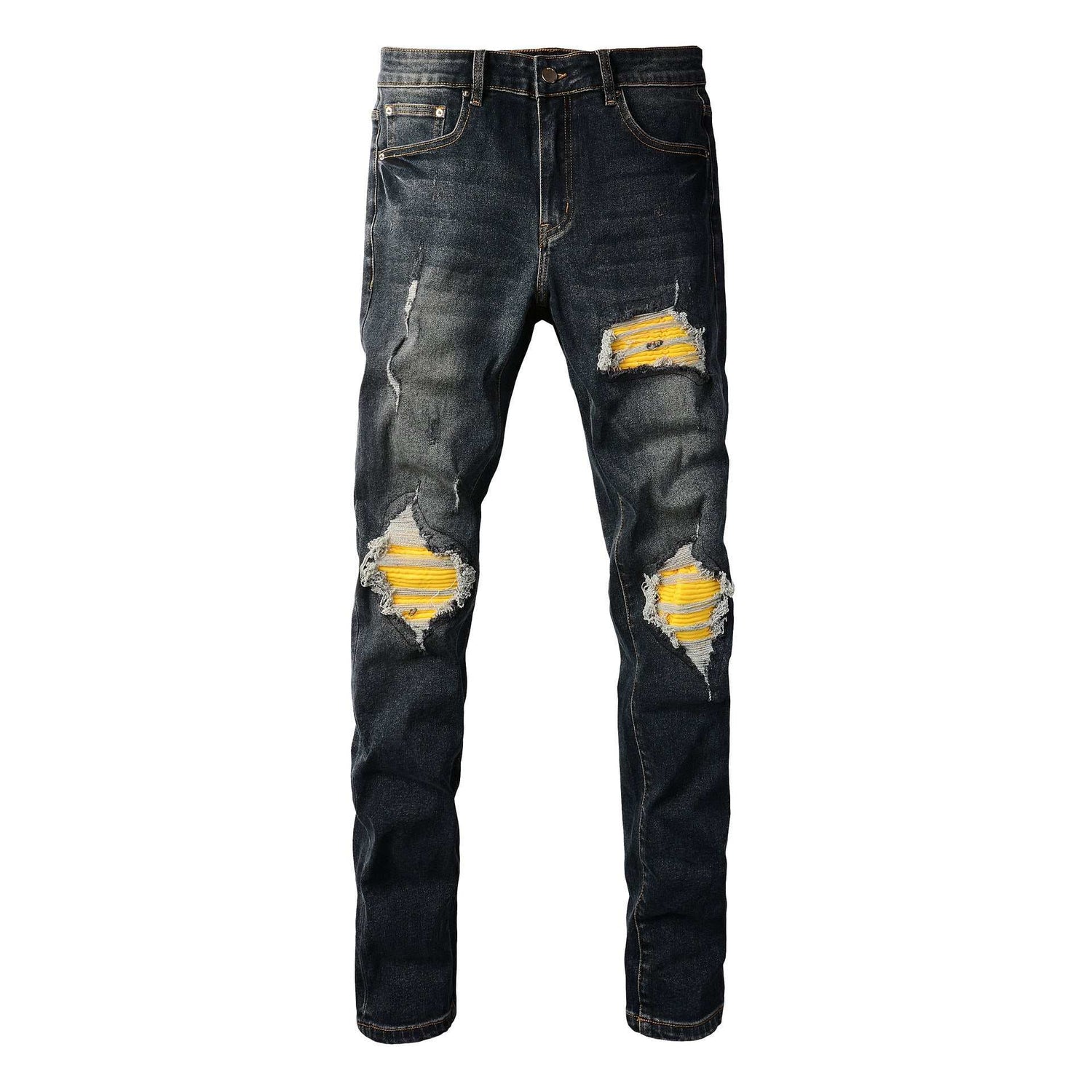 SteelLine™ – Slim Fit Streetstyle Jeans for Men Carmine Juneberry