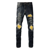 SteelLine™ – Slim Fit Streetstyle Jeans for Men Carmine Juneberry
