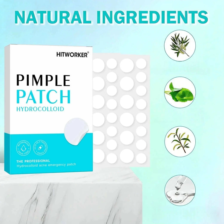 144/360/720pcs Hydrocolloid Acne Pimple Patches for Face, Effective Blemish Spot Treatment, Invisible & Skin-Friendly Khamik Shop Online