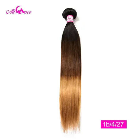 Ali Coco Brazilian Straight Hair 1/3/4 Bundles "8-30" inch  