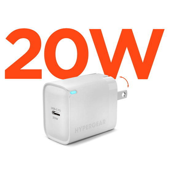 HyperGear 20W USB-C PD Wall Charger Sky Iapetus