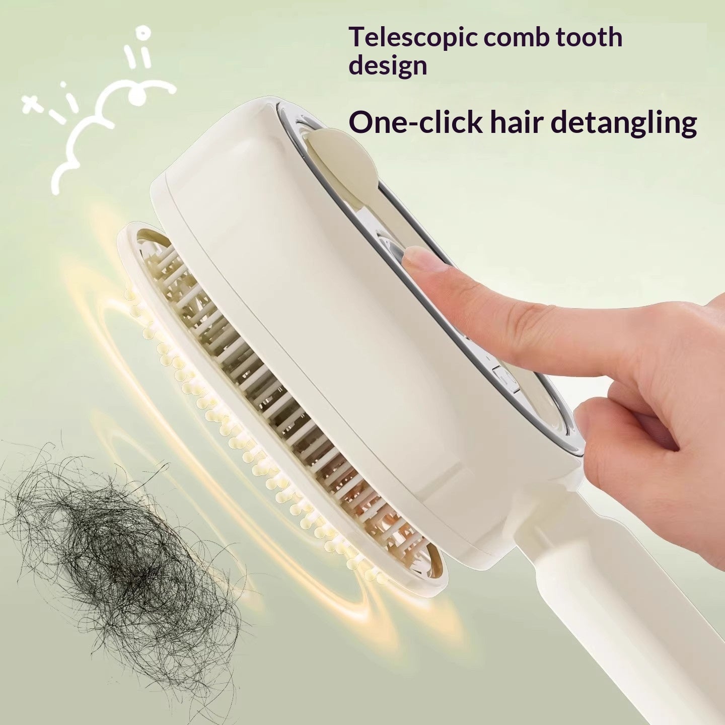 Electric Spray Airbag Massage Comb Essential Oil Atomized Hair Brush Periwinkle Abderus