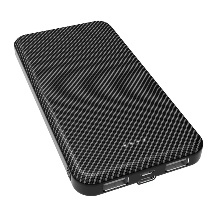 Xyst Super Slim 10000mAh Dual USB Power Bank Sky Iapetus